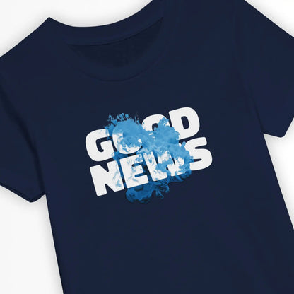 Good News (Smoke) | Premium Kids' Christian T-Shirt designed by 3rd Day Christian Clothing.