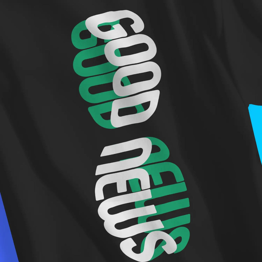 Good News (Twirl) – Unisex Christian T-Shirt designed by 3rd Day Christian Clothing.