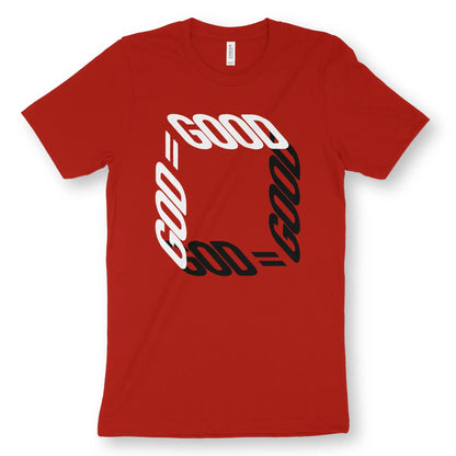 Good = Good (Box) | Premium Unisex Christian T-Shirt designed by 3rd Day Christian Clothing.