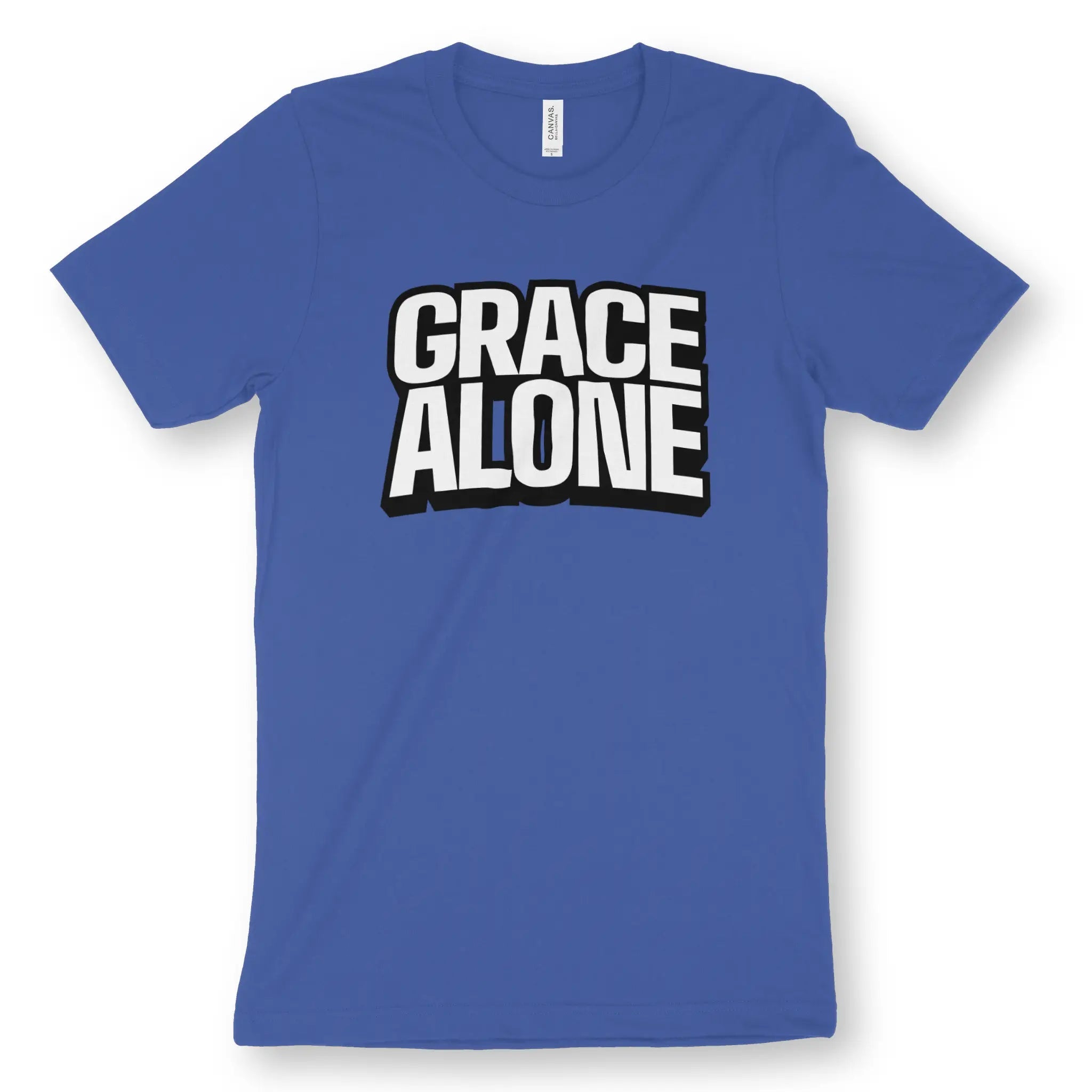 Grace Alone – Unisex Christian T-Shirt designed by 3rd Day Christian Clothing.