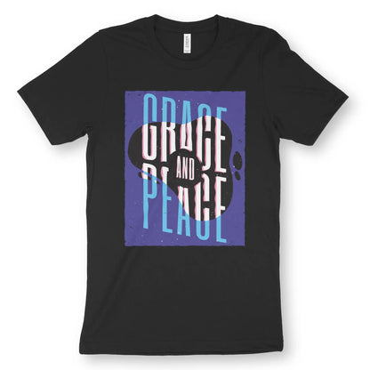 Grace And Peace | Premium Unisex Christian T-Shirt designed by 3rd Day Christian Clothing.