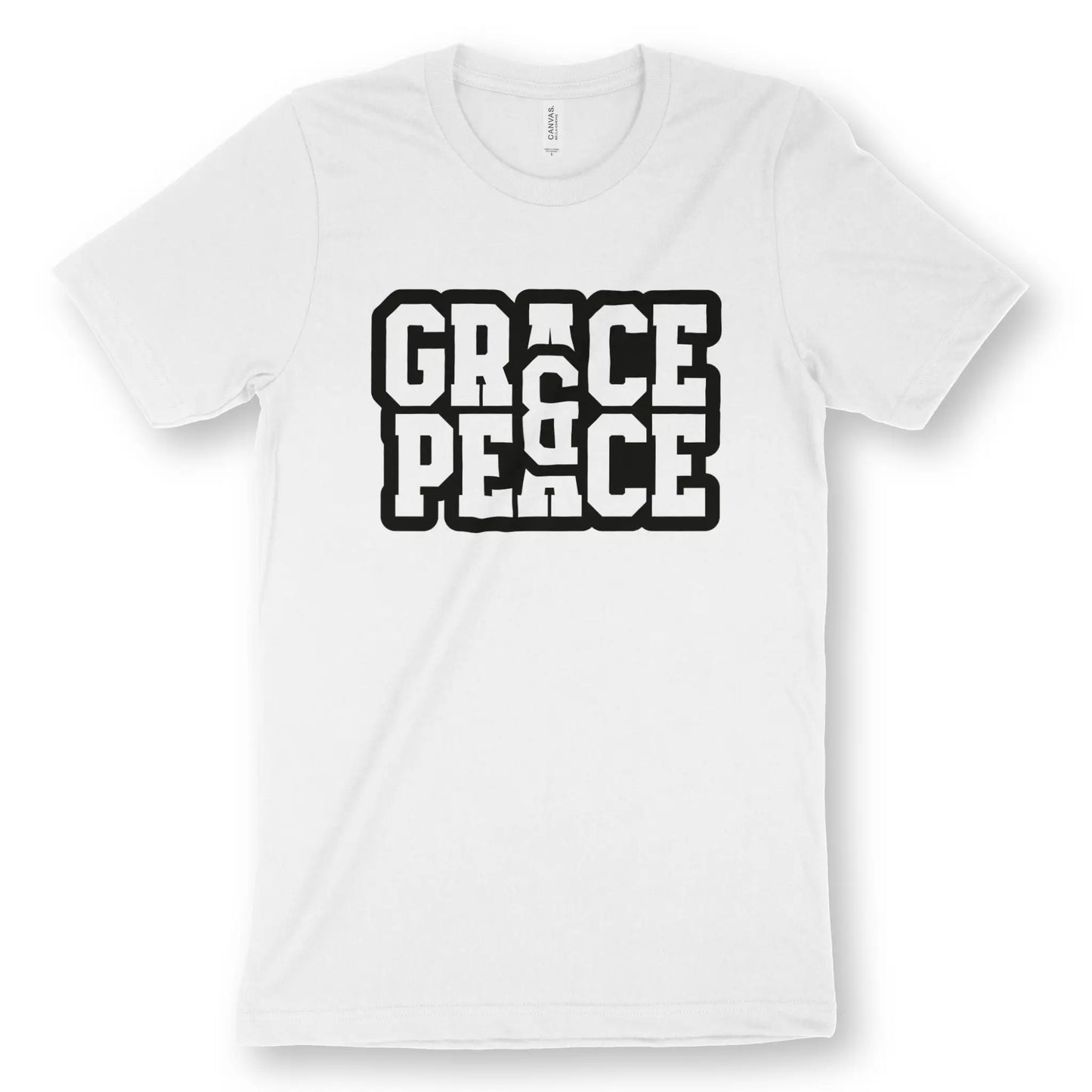 Grace & Peace | Premium Unisex Christian T-Shirt designed by 3rd Day Christian Clothing.