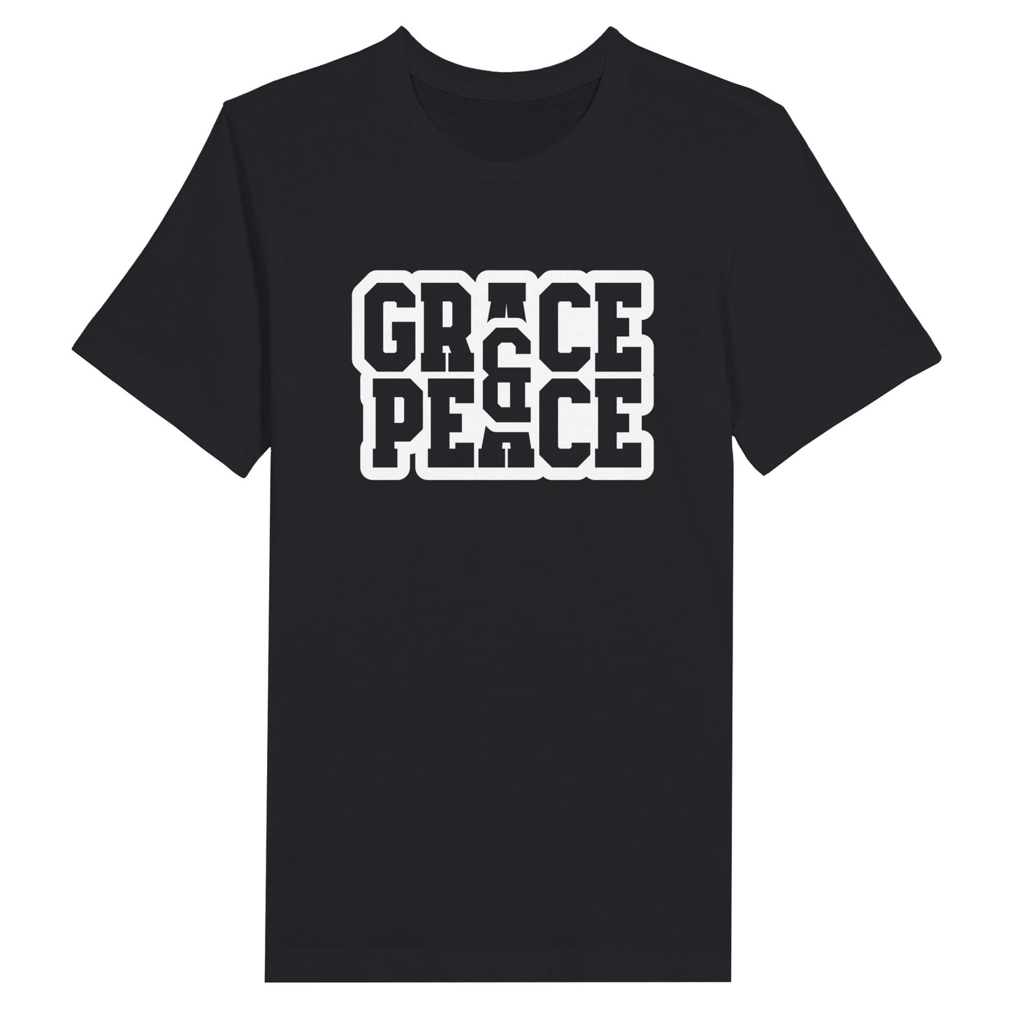 An image of Grace & Peace | Premium Unisex Christian T-shirt available at 3rd Day Christian Clothing UK