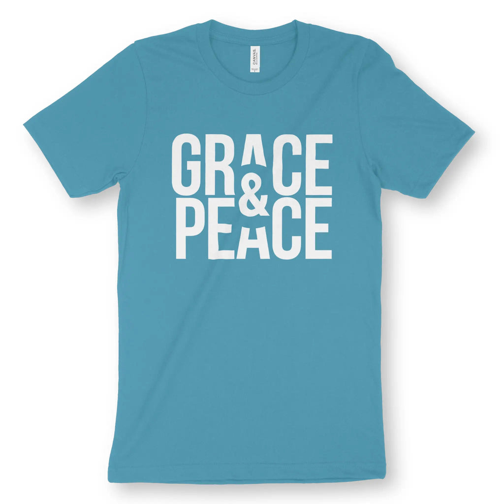Grace & Peace 2.0 – Unisex Christian T-Shirt designed by 3rd Day Christian Clothing.