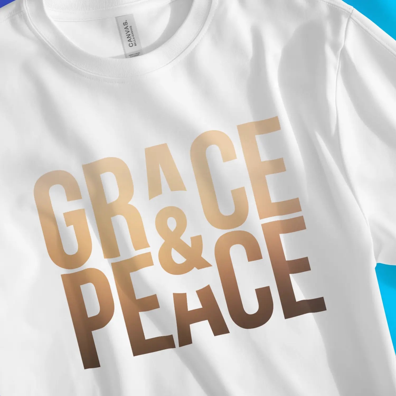 Grace & Peace 3.0 | Premium Unisex Christian T-Shirt designed by 3rd Day Christian Clothing.