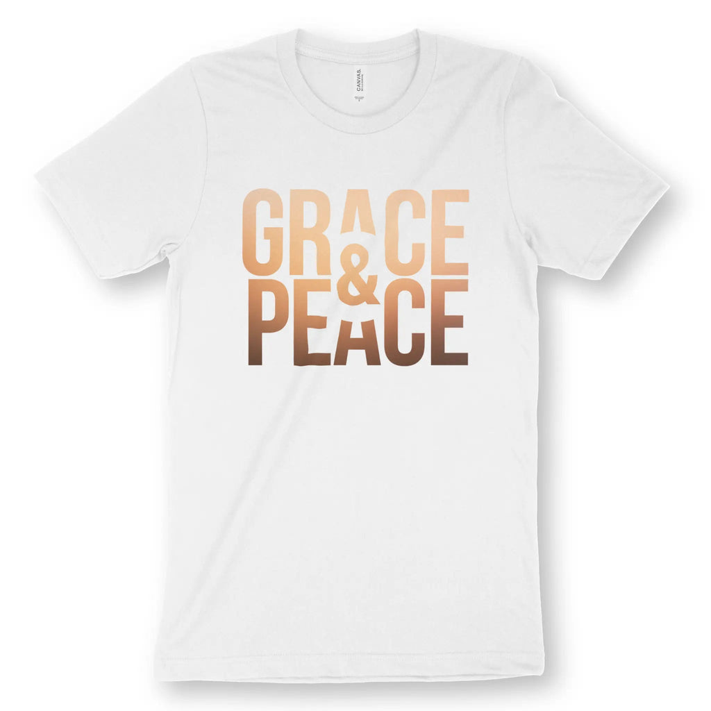 Grace & Peace 3.0 – Unisex Christian T-Shirt designed by 3rd Day Christian Clothing.
