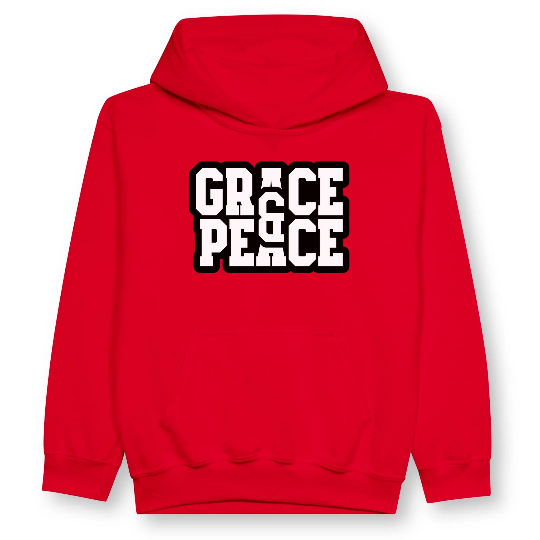 Grace & Peace – Kids' Christian Hoodie designed by 3rd Day Christian Clothing.