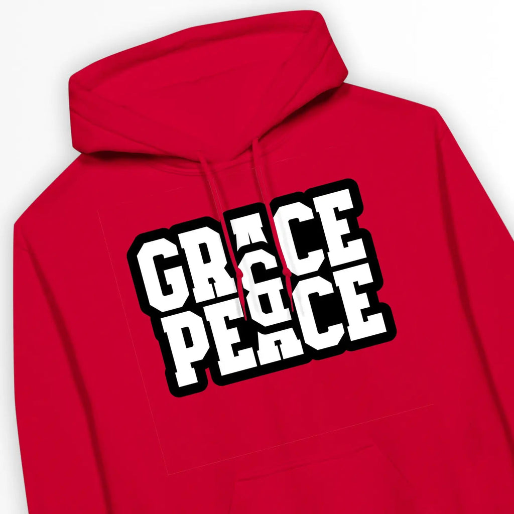 Grace & Peace – Unisex Christian Hoodie designed by 3rd Day Christian Clothing.