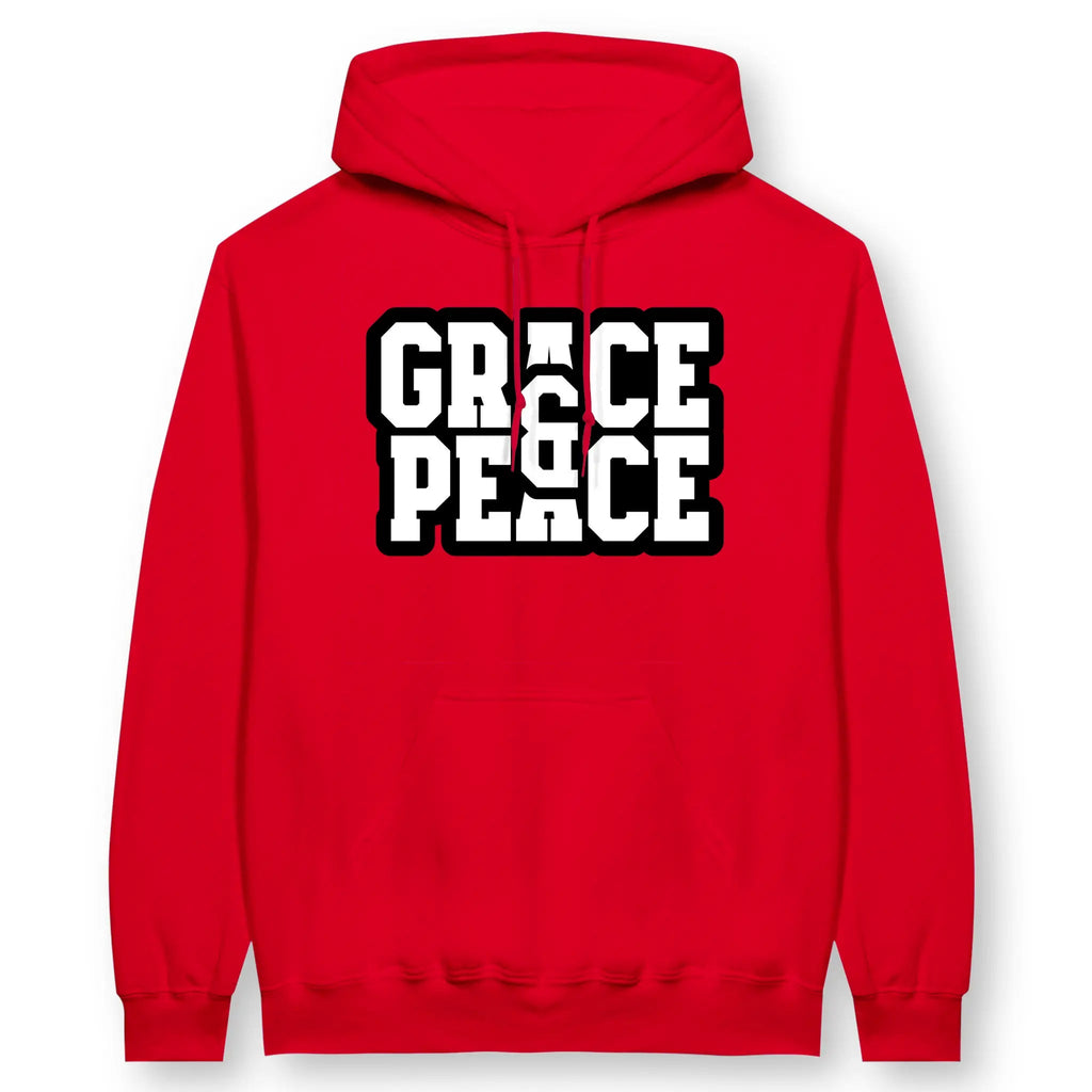 Grace & Peace – Unisex Christian Hoodie designed by 3rd Day Christian Clothing.