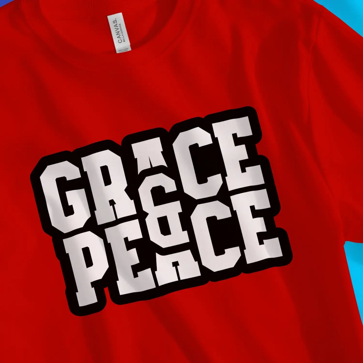 Grace & Peace | Premium Unisex Christian T-Shirt designed by 3rd Day Christian Clothing.