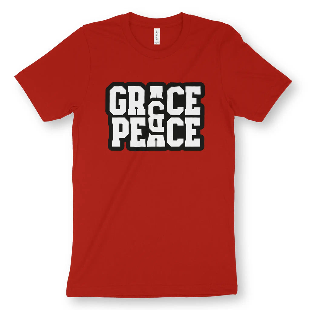 Grace & Peace – Unisex Christian T-Shirt designed by 3rd Day Christian Clothing.