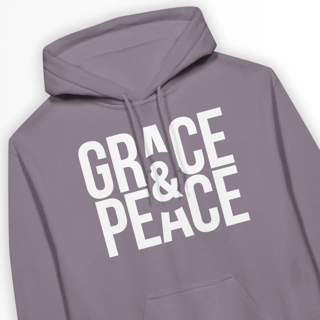 Grace & Peace (2nd Edition, Paragon) – Unisex Christian Hoodie designed by 3rd Day Christian Clothing.