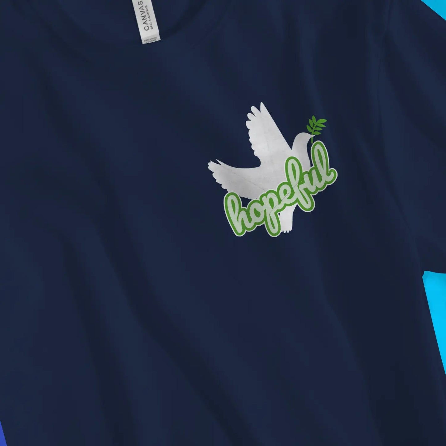 Hopeful Dove 2.0 | Premium Unisex Christian T-Shirt designed by 3rd Day Christian Clothing.