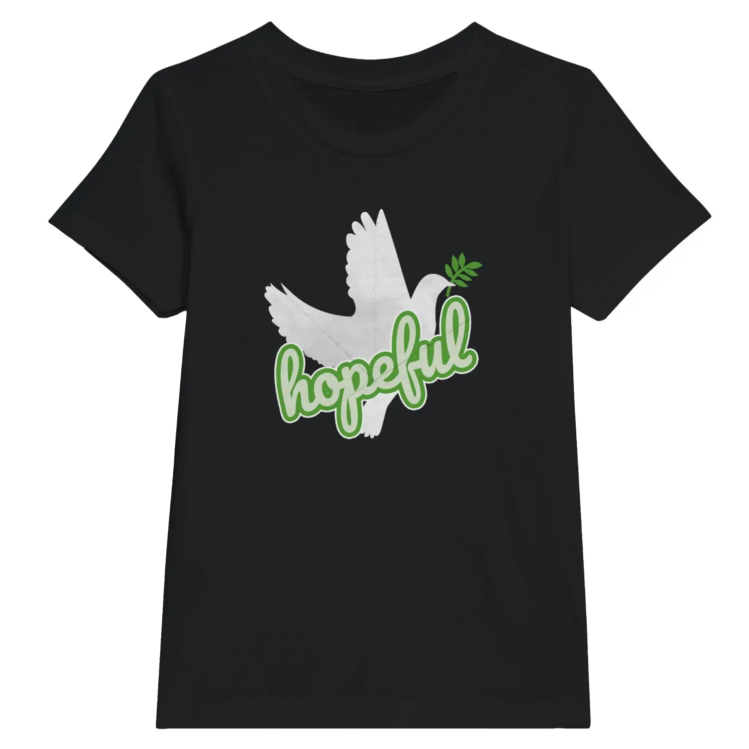 Hopeful Dove | Premium Kids' Christian T-Shirt designed by 3rd Day Christian Clothing.