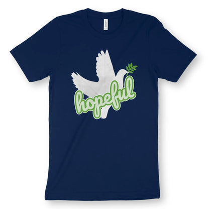 Hopeful Dove | Premium Unisex Christian T-Shirt designed by 3rd Day Christian Clothing.