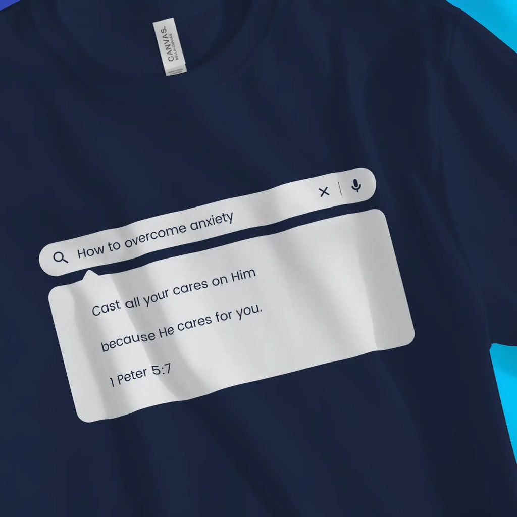 How To Overcome Anxiety 2.0 – Unisex Christian T-Shirt designed by 3rd Day Christian Clothing.