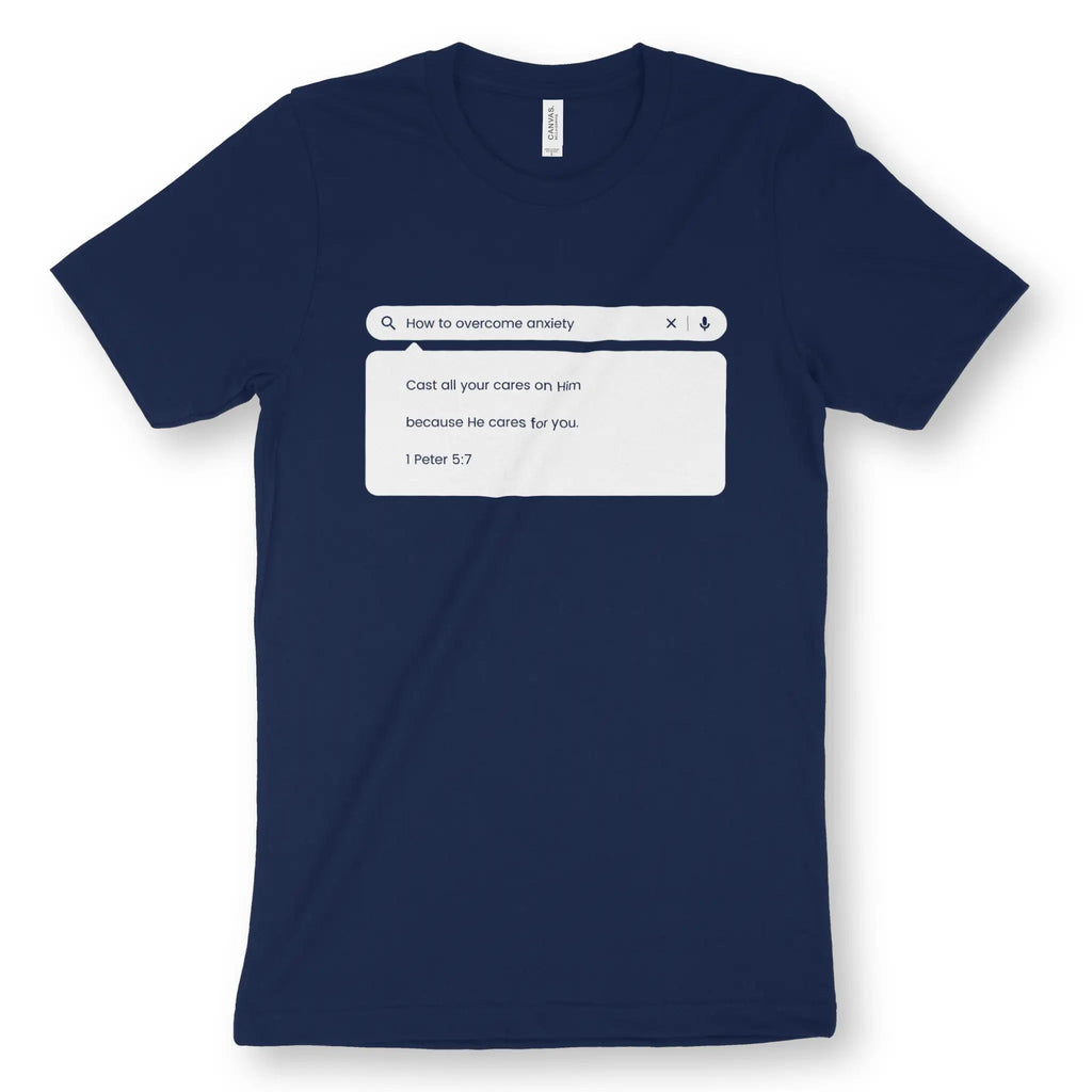 How To Overcome Anxiety 2.0 – Unisex Christian T-Shirt designed by 3rd Day Christian Clothing.