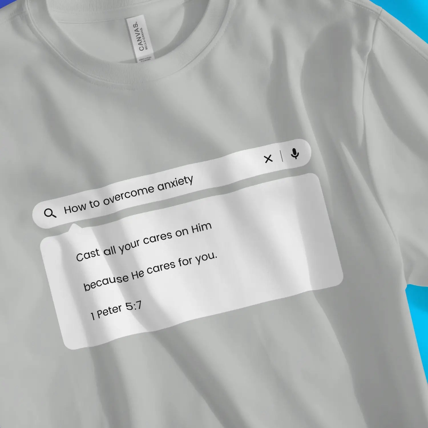 How To Overcome Anxiety – Unisex Christian T-Shirt designed by 3rd Day Christian Clothing.