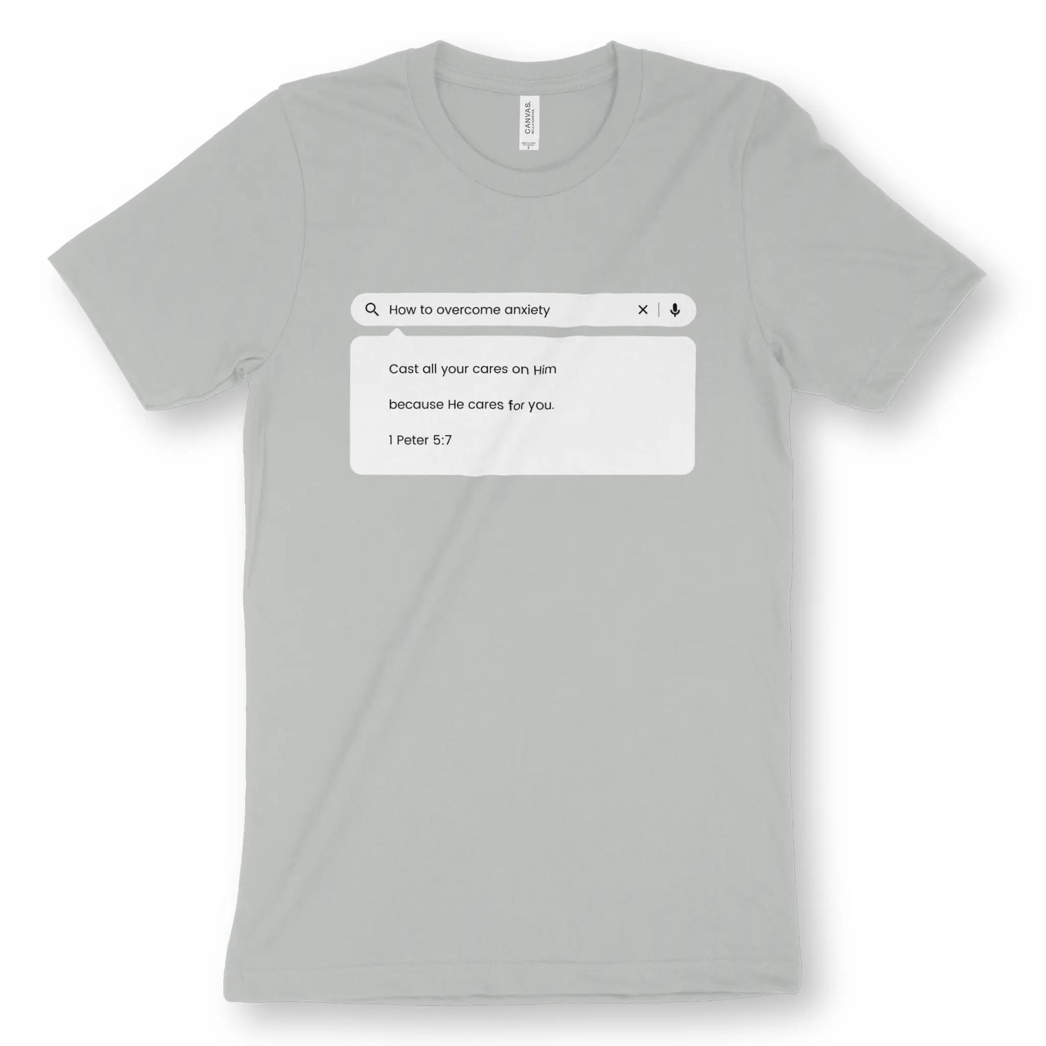 How To Overcome Anxiety – Unisex Christian T-Shirt designed by 3rd Day Christian Clothing.