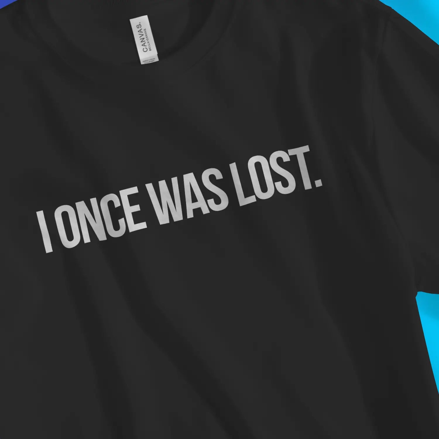 I Once Was Lost. | Premium Unisex Christian T-Shirt designed by 3rd Day Christian Clothing.