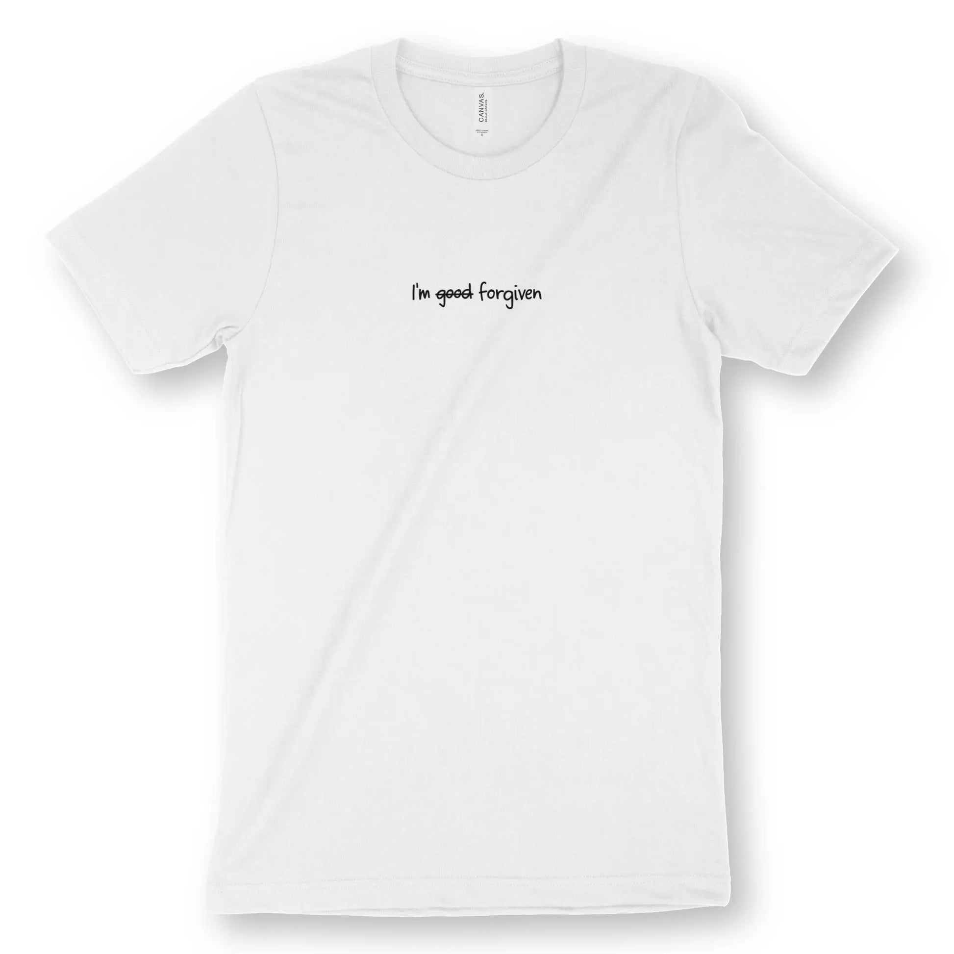 I'm (Not Good) Forgiven 2.0 | Premium Unisex Christian T-Shirt designed by 3rd Day Christian Clothing.