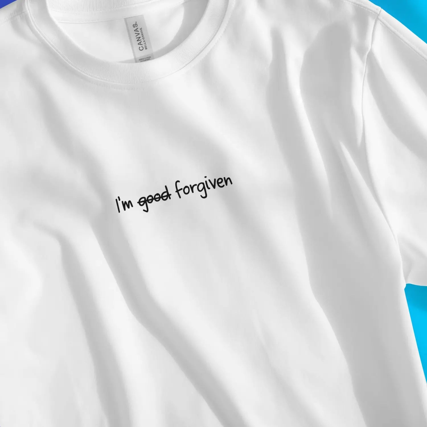 I'm (Not Good) Forgiven 2.0 – Unisex Christian T-Shirt designed by 3rd Day Christian Clothing.