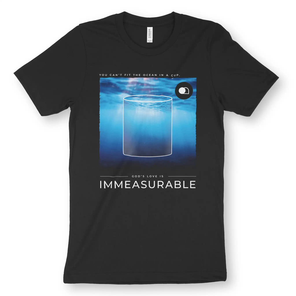 Immeasurable – Unisex Christian T-Shirt designed by 3rd Day Christian Clothing.