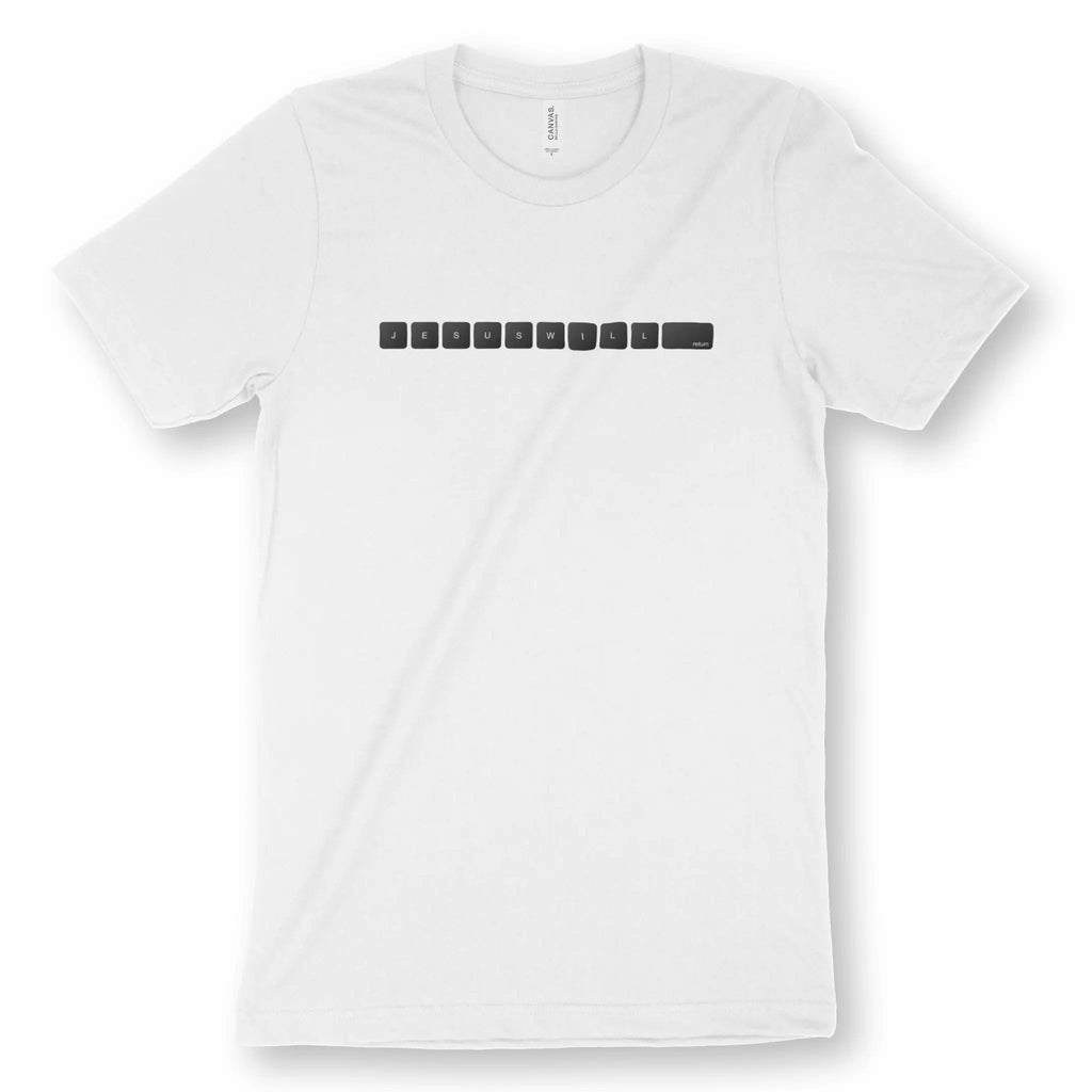 JESUS WILL RETURN – Unisex Christian T-Shirt designed by 3rd Day Christian Clothing.