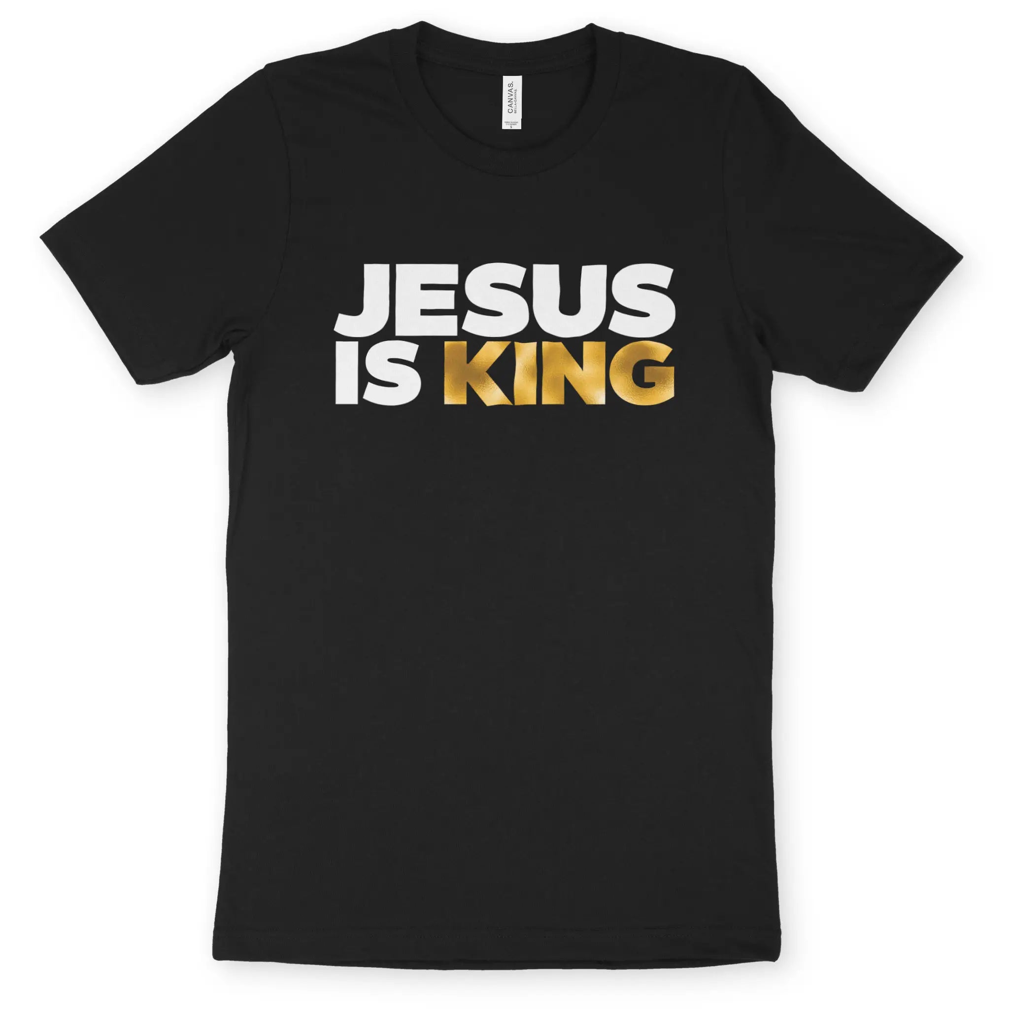 JESUS IS KING – Unisex Christian T-Shirt designed by 3rd Day Christian Clothing.