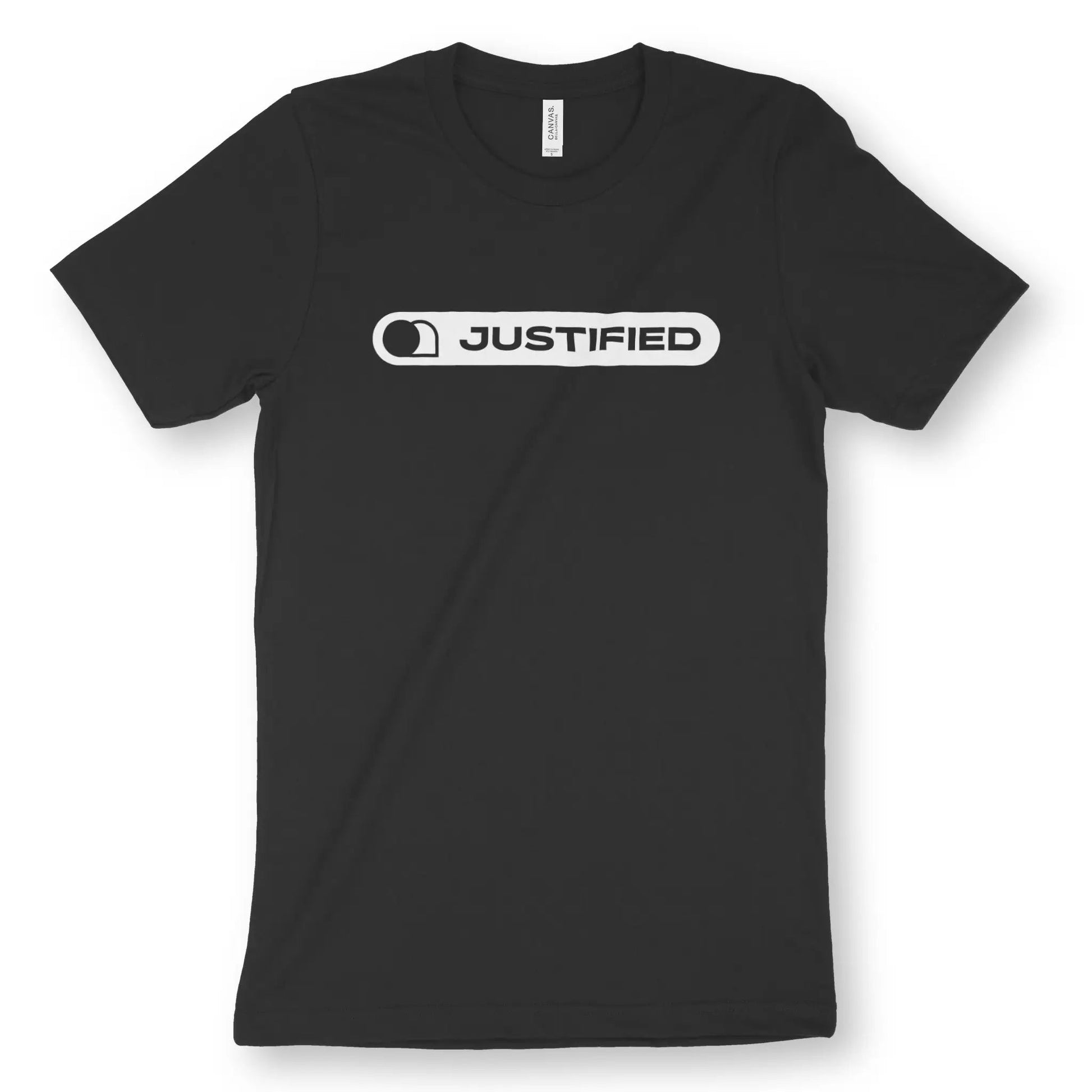 JUSTIFIED (Modern) 2.0 | Premium Unisex Christian T-Shirt designed by 3rd Day Christian Clothing.