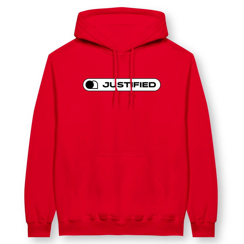 JUSTIFIED (Modern) – Unisex Christian Hoodie designed by 3rd Day Christian Clothing.