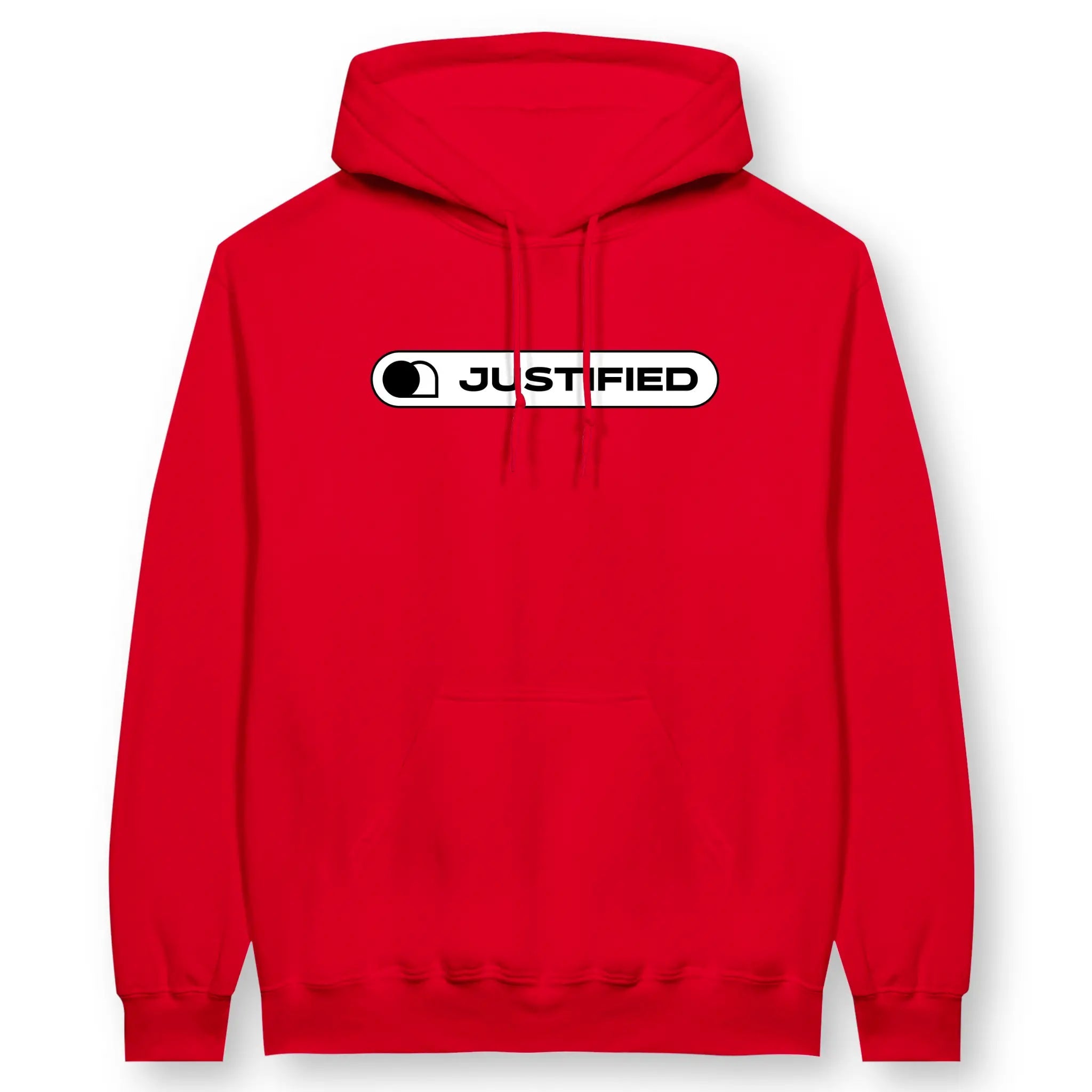 JUSTIFIED (Modern) – Unisex Christian Hoodie designed by 3rd Day Christian Clothing.