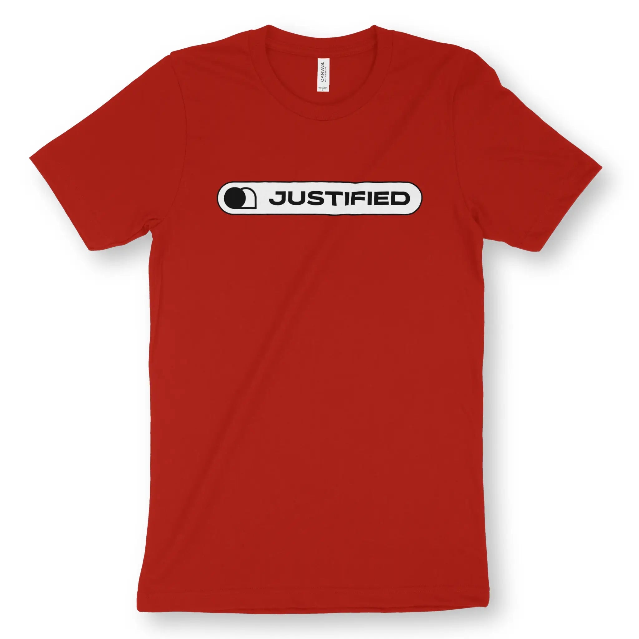 JUSTIFIED (Modern) – Unisex Christian T-Shirt designed by 3rd Day Christian Clothing.
