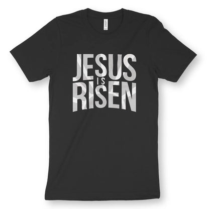 Jesus Is Risen | Premium Unisex Christian T-Shirt designed by 3rd Day Christian Clothing.