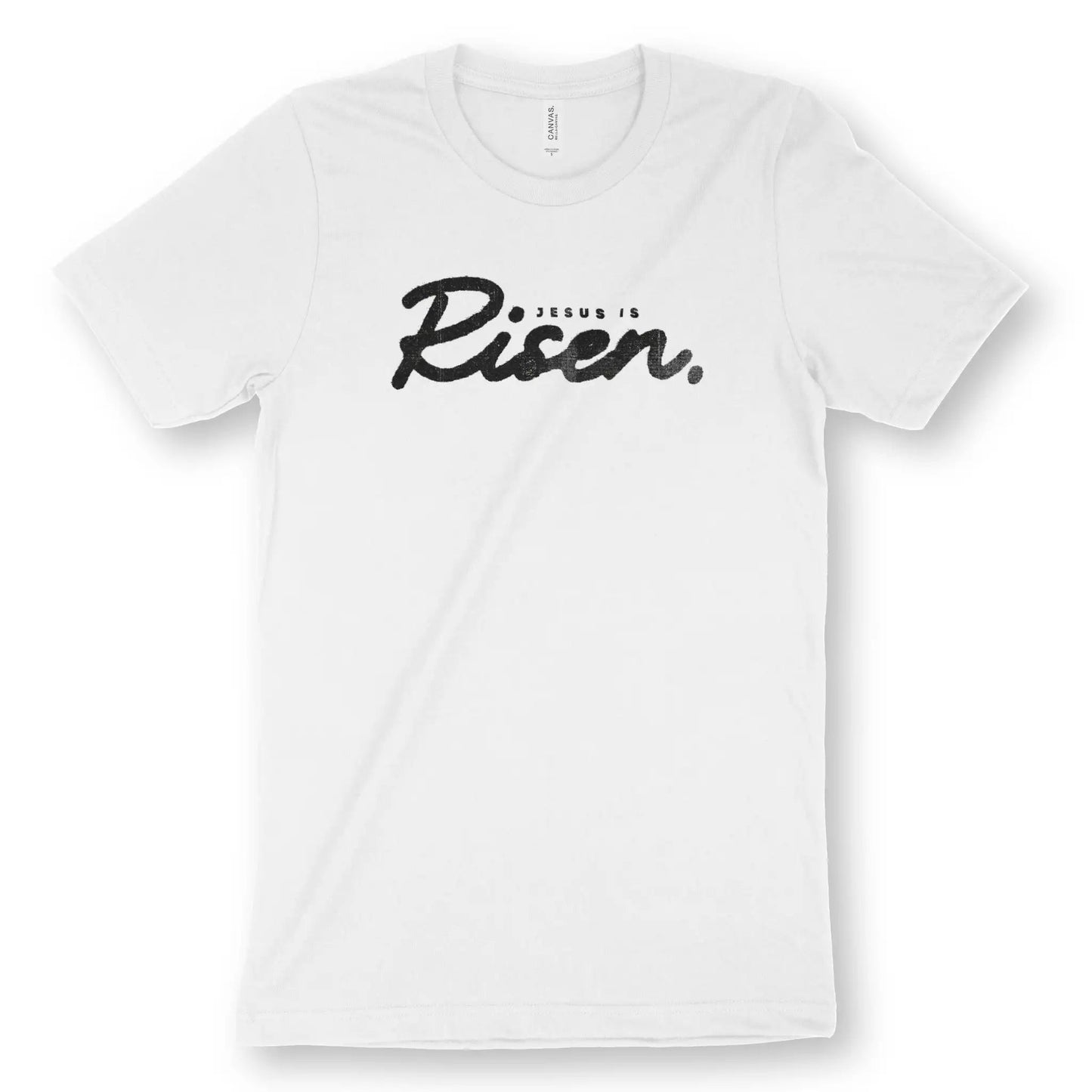 Jesus Is Risen. (Ink) | Premium Unisex Christian T-Shirt designed by 3rd Day Christian Clothing.