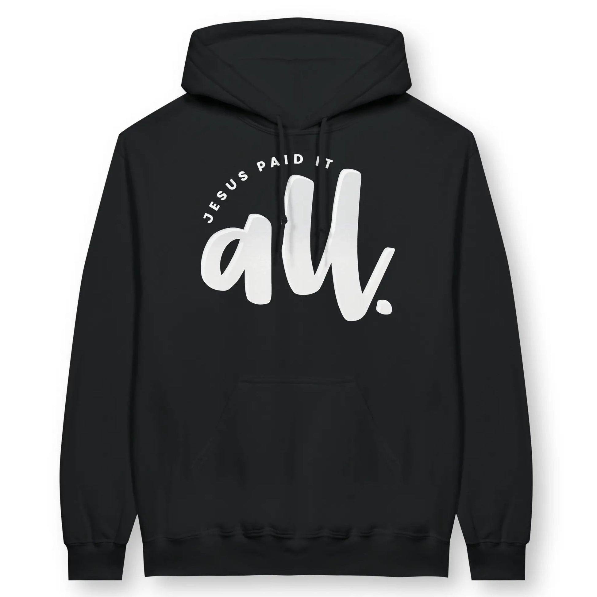 Jesus Paid It All | Premium Unisex Christian Hoodie designed by 3rd Day Christian Clothing.