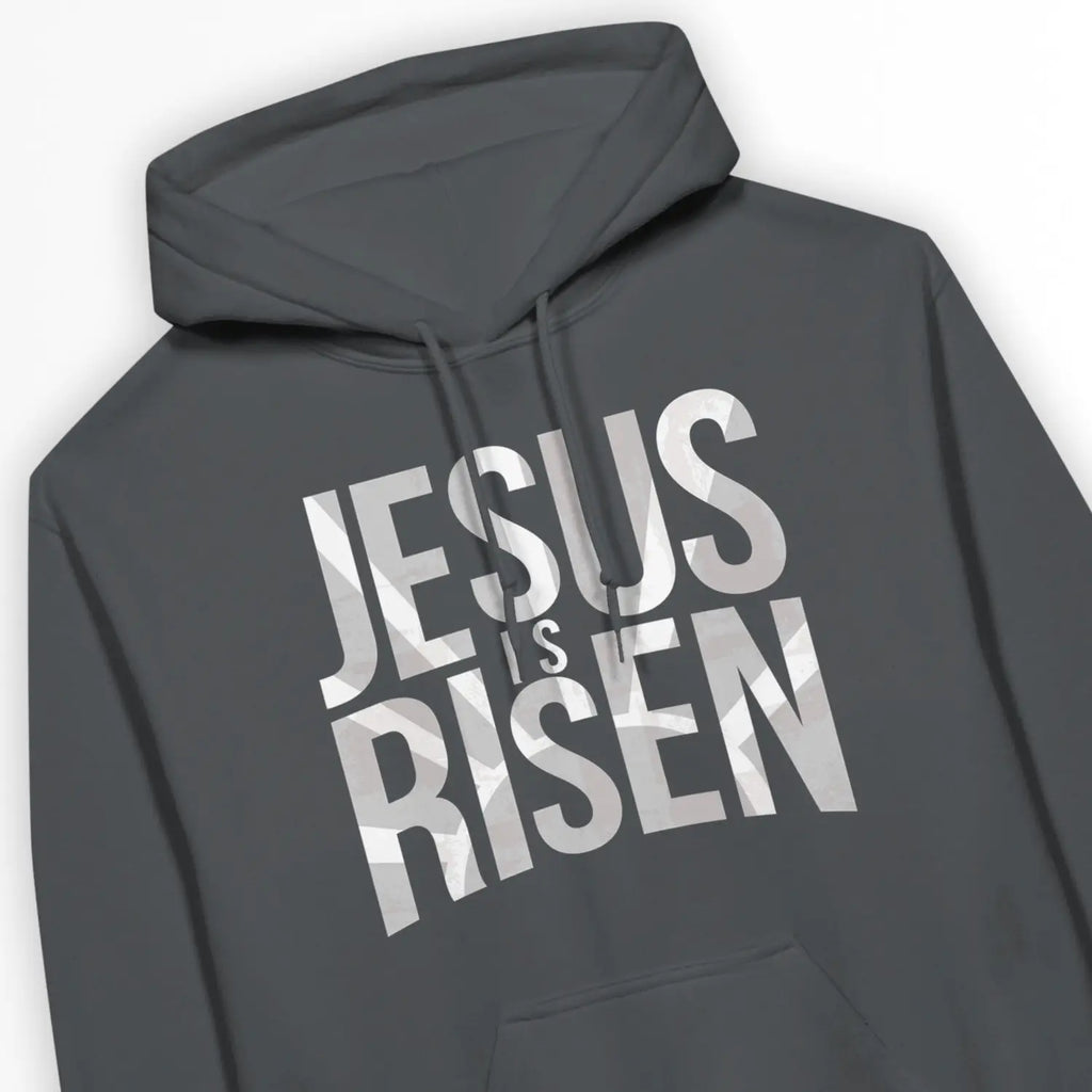 Jesus Is Risen (Rays) – Unisex Christian Hoodie designed by 3rd Day Christian Clothing.