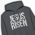 Jesus Is Risen (Rays) – Unisex Christian Hoodie designed by 3rd Day Christian Clothing.