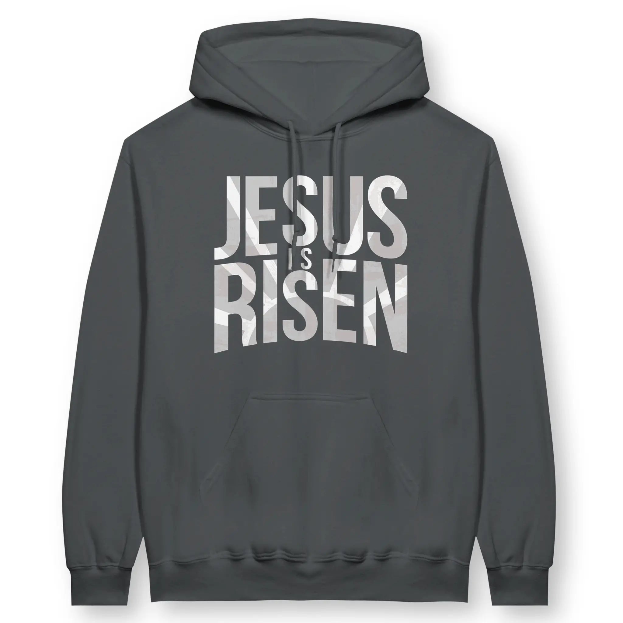 Jesus Is Risen (Rays) – Unisex Christian Hoodie designed by 3rd Day Christian Clothing.
