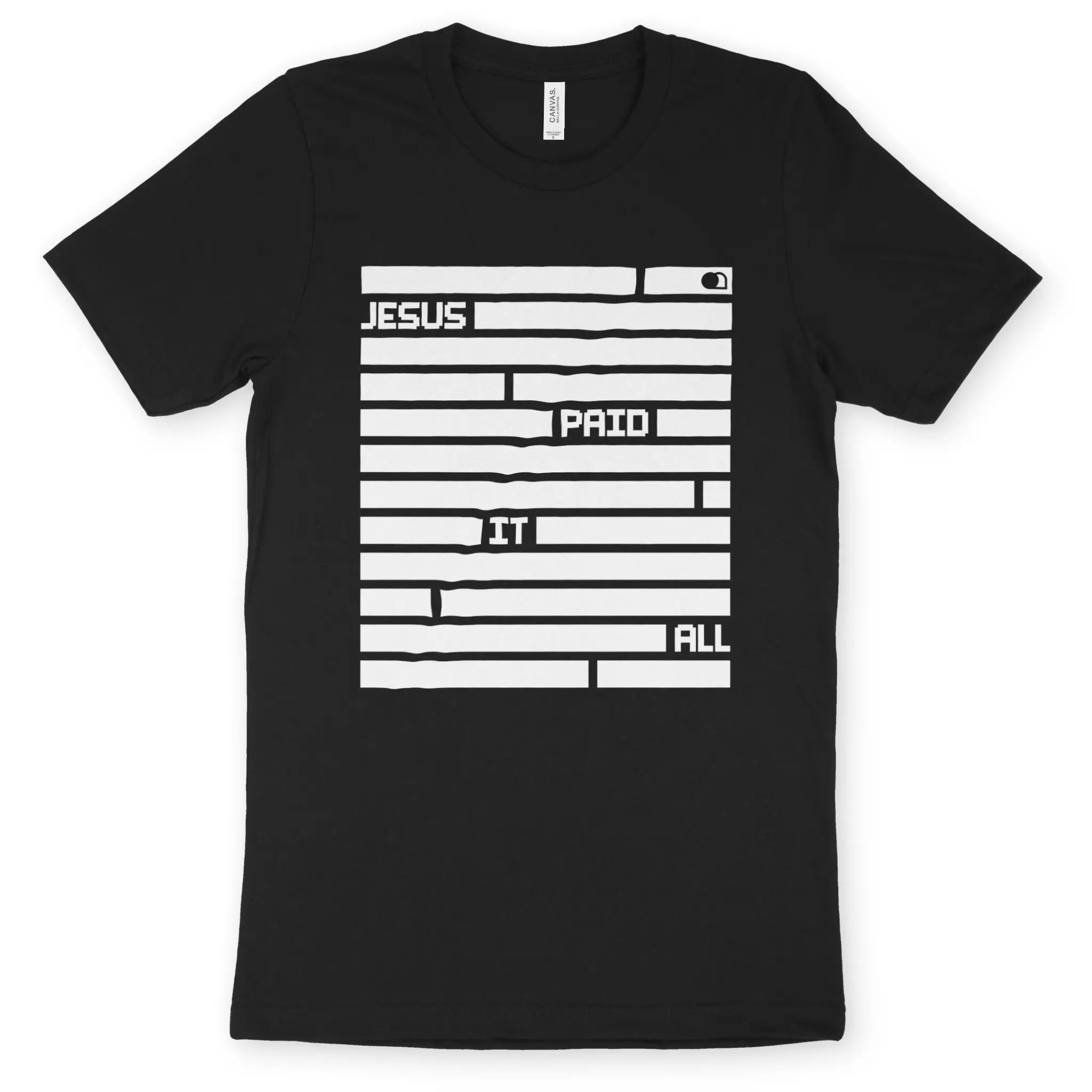 JESUS PAID IT ALL (Line Edition) – Unisex Christian T-Shirt designed by 3rd Day Christian Clothing.