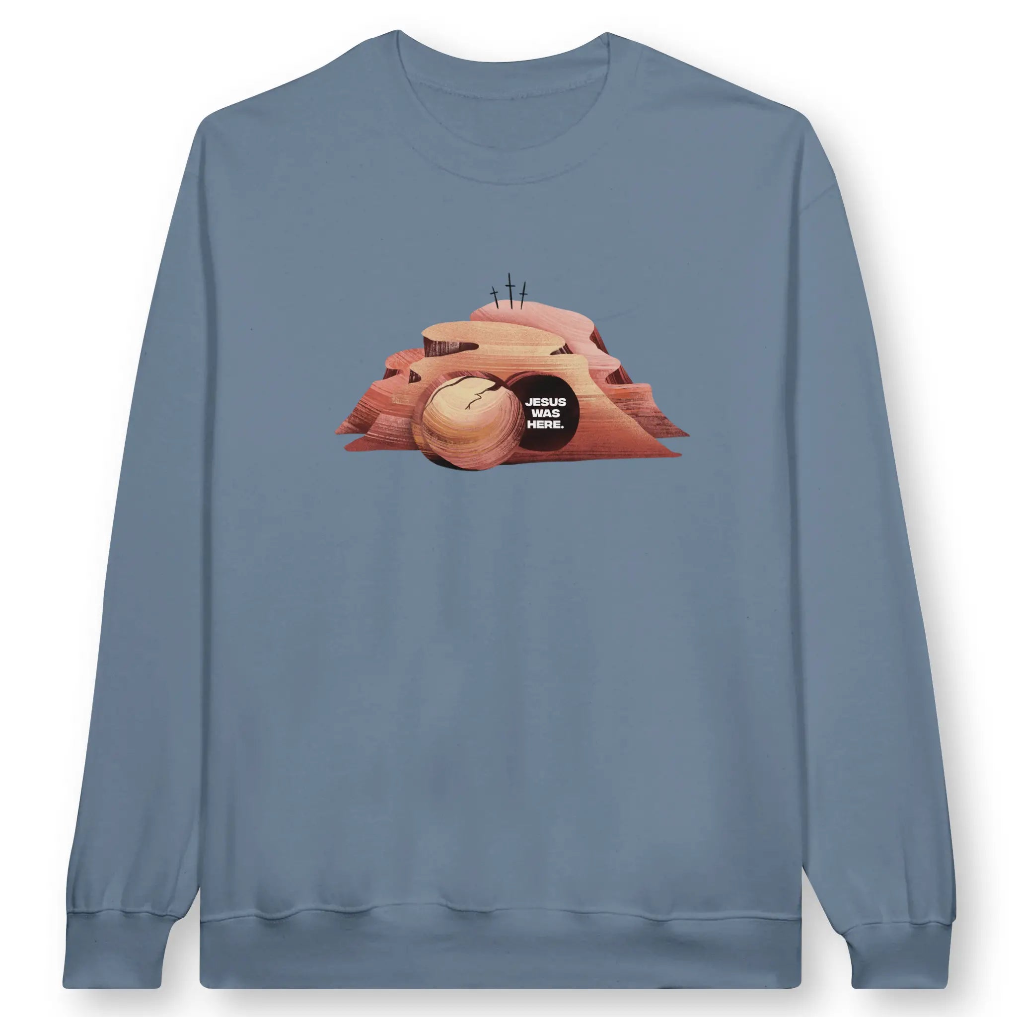 Jesus Was Here – Unisex Christian Sweatshirt