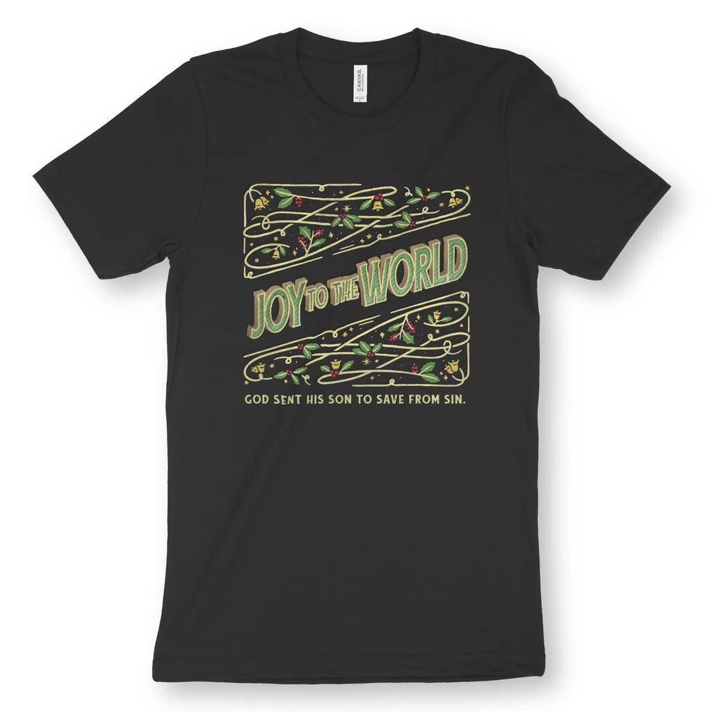 Joy To The World – Unisex Christian T-Shirt designed by 3rd Day Christian Clothing.