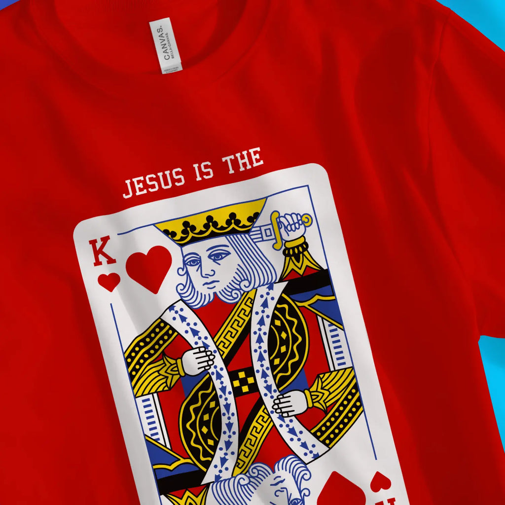 King of Hearts – Unisex Christian T-Shirt designed by 3rd Day Christian Clothing.
