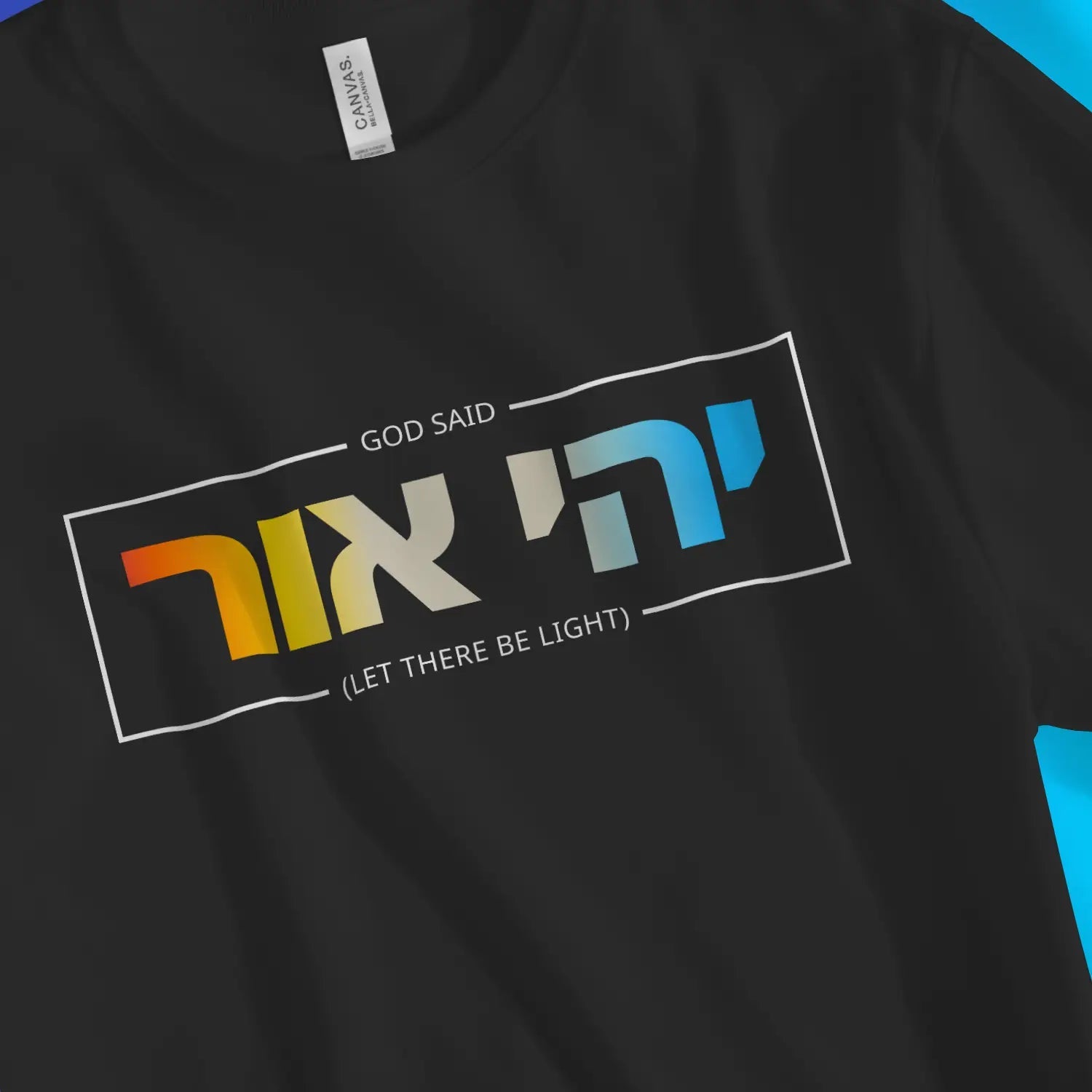 Let There Be Light – Unisex Christian T-Shirt designed by 3rd Day Christian Clothing.