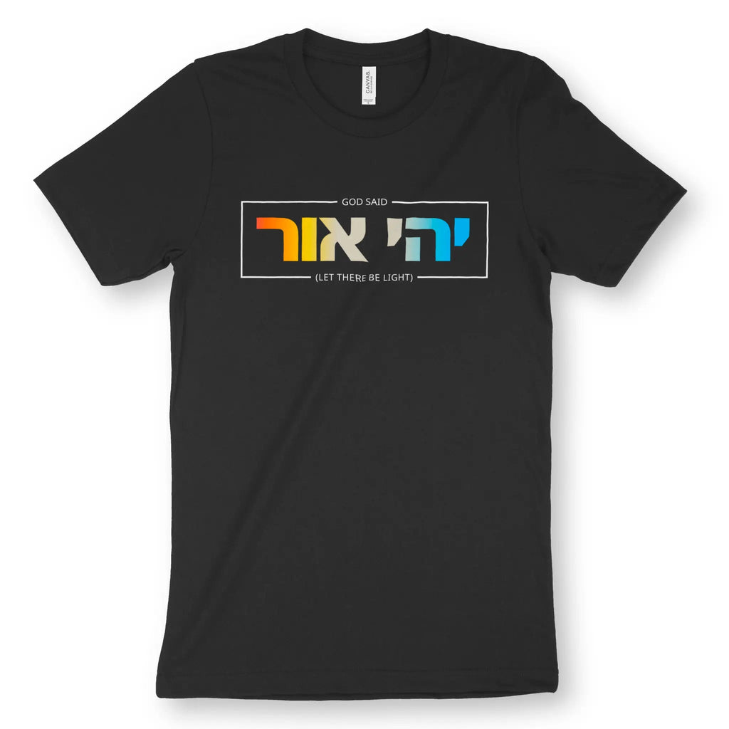 Let There Be Light – Unisex Christian T-Shirt designed by 3rd Day Christian Clothing.