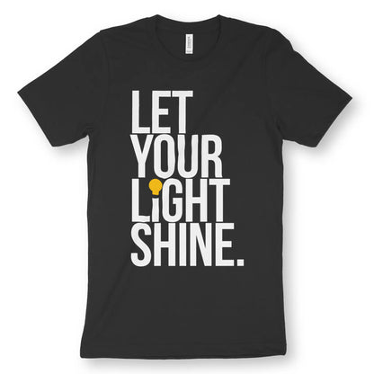 Let Your Light Shine 3.0 | Premium Unisex Christian T-Shirt designed by 3rd Day Christian Clothing.