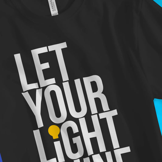 Let Your Light Shine 3.0 | Premium Unisex Christian T-shirt designed by 3rd Day Christian Clothing.