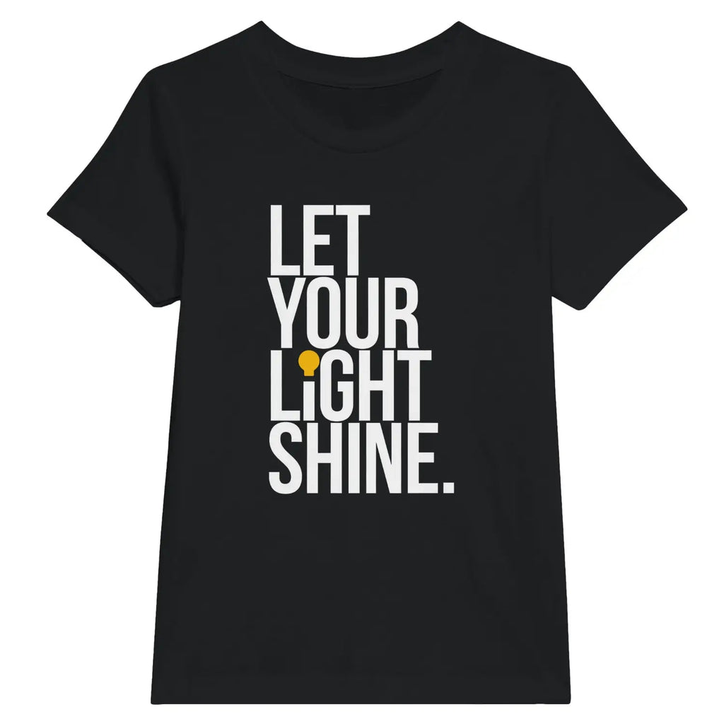 Let Your Light Shine – Kids' Christian T-Shirt designed by 3rd Day Christian Clothing.