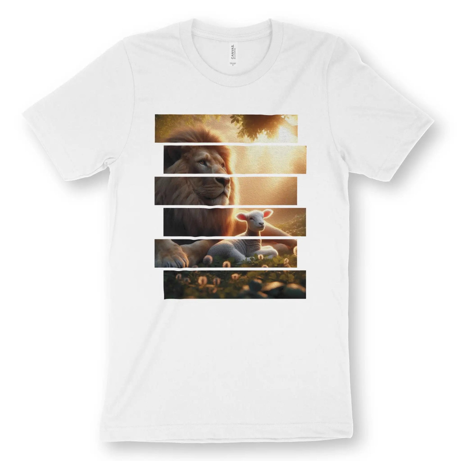 Lion & Lamb | Premium Unisex Christian T-Shirt designed by 3rd Day Christian Clothing.