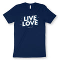 Live Love (1 John 4:16) – Unisex Christian T-Shirt designed by 3rd Day Christian Clothing.